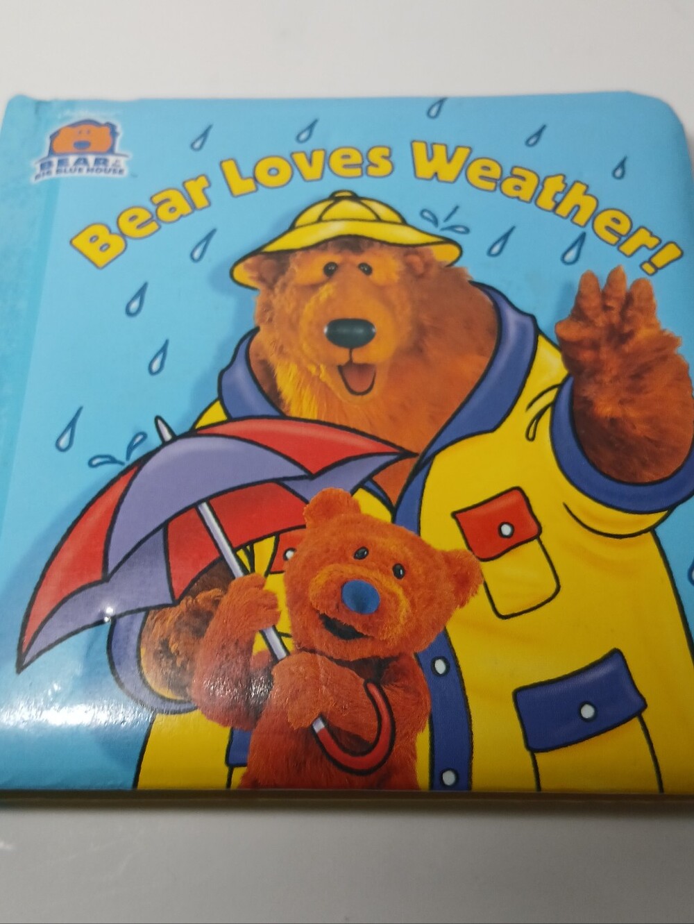 Bear in the Big Blue House Bear Loves Weather! Board Book by Janelle Cherrington